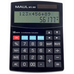 MAUL, Calculatrice de bureau, MTL 800, 12 chiffres, noir, 7269290
