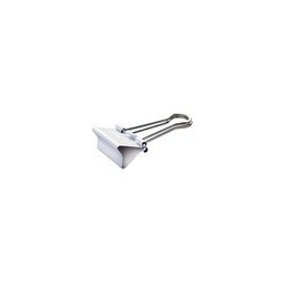 MAUL, Pince double clip, Mauly 214, largeur 19mm, blanc, 21419-02