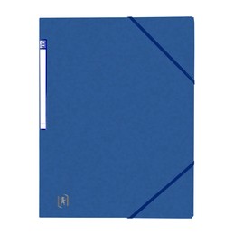 Oxford, Chemise simple à élastique, Top File, A4, bleu, 400114353