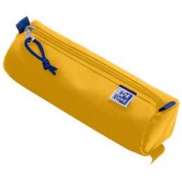 Oxford, Trousse ronde, polyester, rond, grand, jaune, 400169953