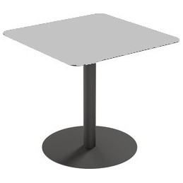 PAPERFLOW, Table de jardin, CROSS, (L)800x(P)800mm, gris, TRCROS8080M.02