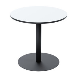 PAPERFLOW, Table de bistrot, Mezzo, diamètre 800mm, blanc, TRMSR80.01.13