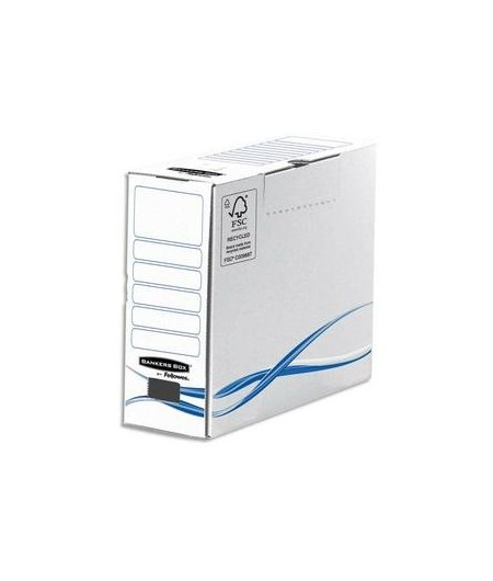 Bankers Box Boites a archives, 100 mm, Basic, Fellowes, Carton recyclé, 4460201