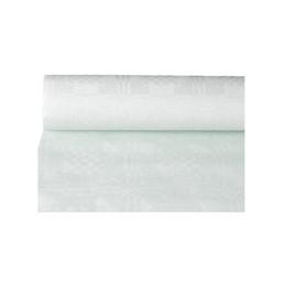 PAPSTAR, Nappe en papier damassée, (l)1x(L)100m, blanc, 12549