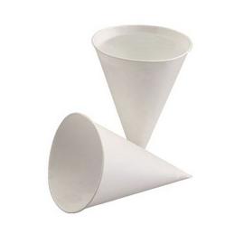 PAPSTAR, Gobelets conique, en papier de canne à sucre, blanc, 88619