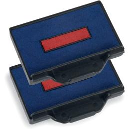 Trodat, Cassettes d'encrage, 6/53/2, bleu et rouge, 2 pièces, 78254