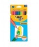 Bic, Crayons de couleur, Tropicolors, étui de 12, 8325666
