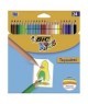 Bic, Crayons de couleur, Tropicolors, étui de 24, 937518