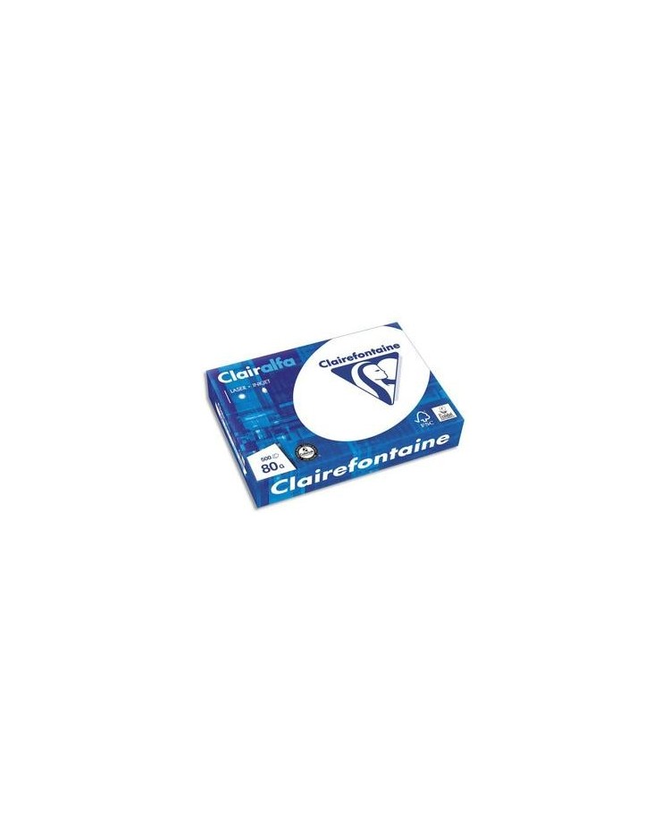 CLAIRALFA Ramette A3 extra blanc 80g CLAIREFONTAINE