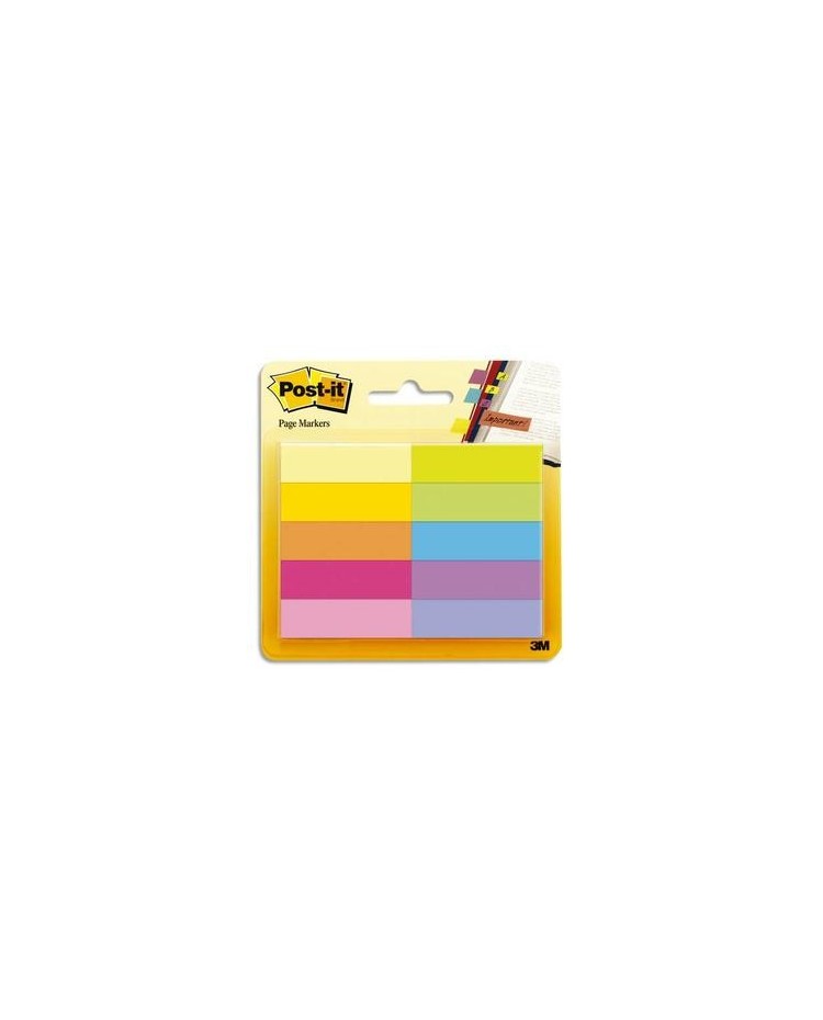 684ARR1:Post-it Index flèches, blister de 5 couleurs, 24 feuilles
