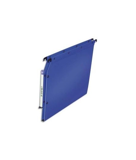 Elba Dossiers suspendus, Armoire, Plastique polypro, Fond 15mm, Bleu, Paquet de 10, 100330579
