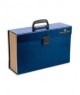 Bankers Box Valisette trieur, 19 compartiments, Bleu, Fellowes, 9352201