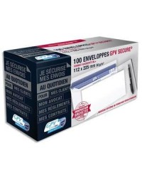 GPV Enveloppes DL+, 112x225, Blanches, 90g, Secure, GPV 5050